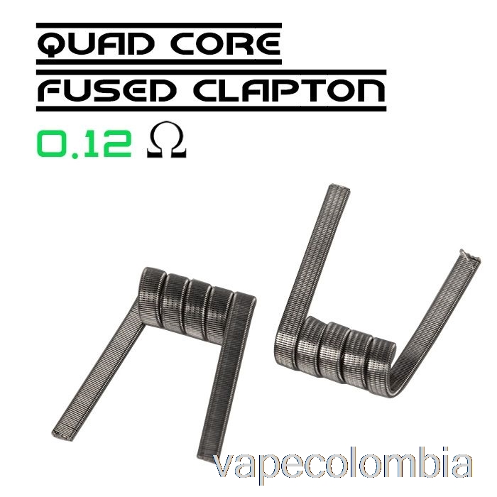 Kit Completo De Vapeo Wotofo Comp Wire - Bobinas Preconstruidas Clapton Fusionado De Cuatro Núcleos De 0,12 Ohmios - Paquete De 10
